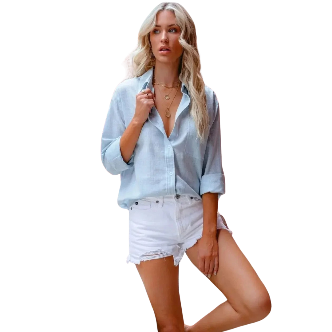 Uformell linskjorte til dame