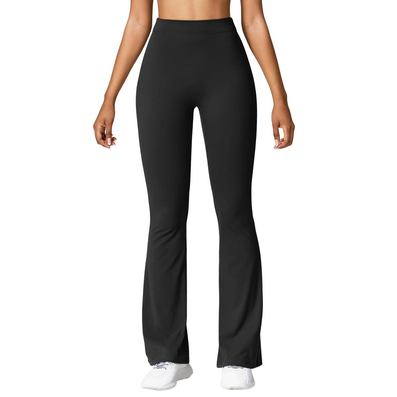 Leggings med V-rygg og høy midje for kvinner