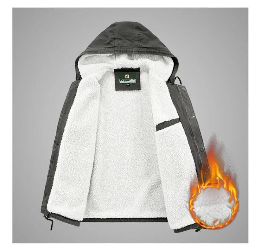 Løs bomberjakke for menn