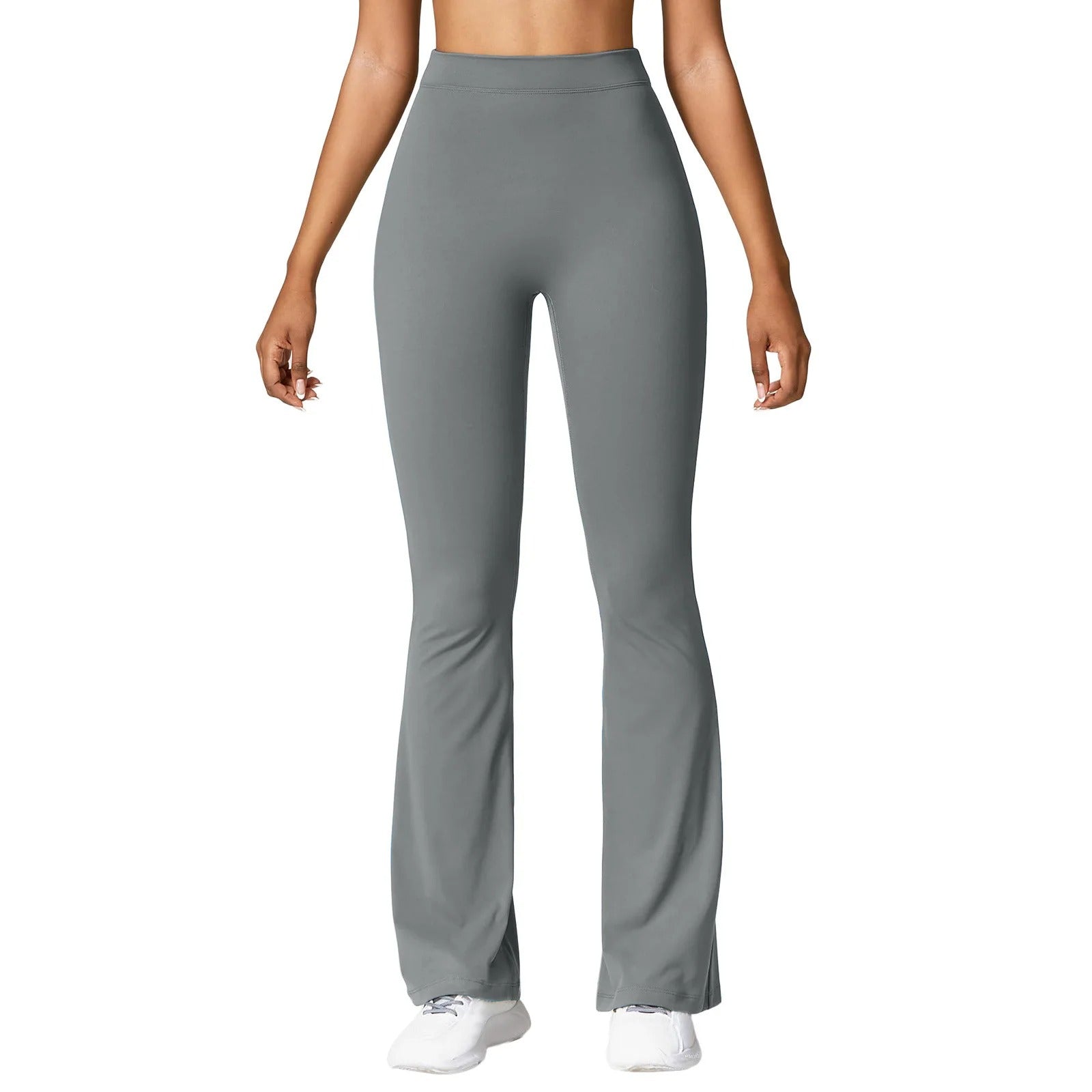 Leggings med V-rygg og høy midje for kvinner