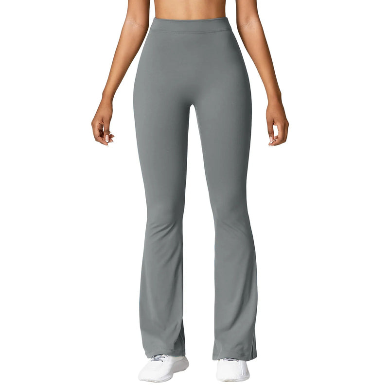 Leggings med V-rygg og høy midje for kvinner