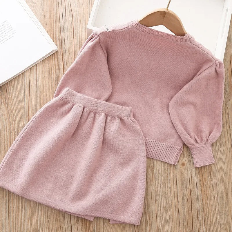 Vintergenser + skjørtsett for barn