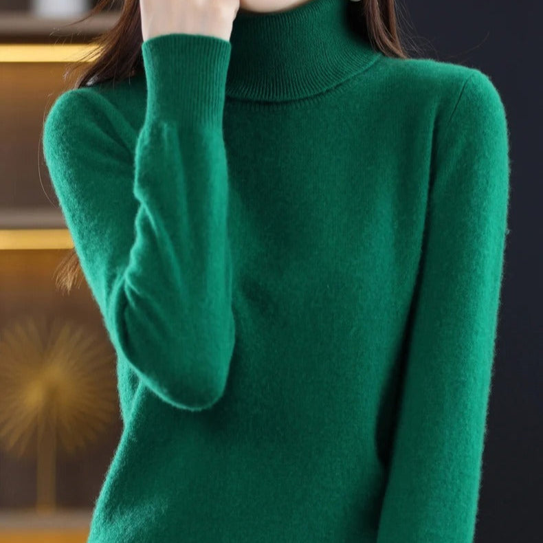 Cashmere strikket genser for kvinner