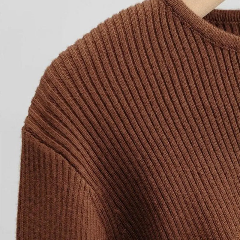 Myk strikket topp for kvinner