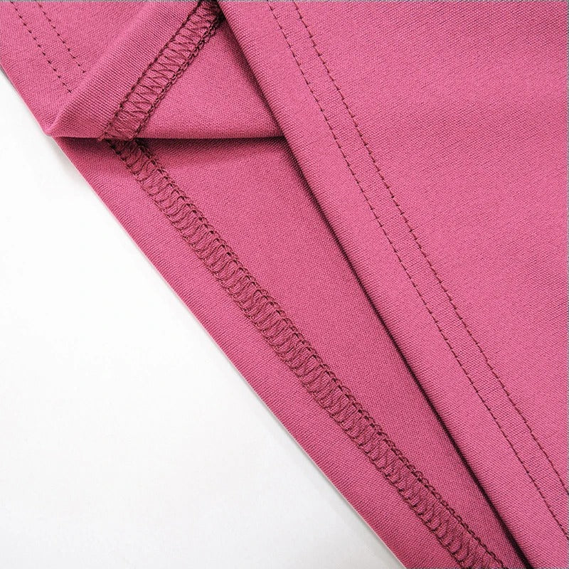 Kvinners ermeløs strikket A-linje minikjole