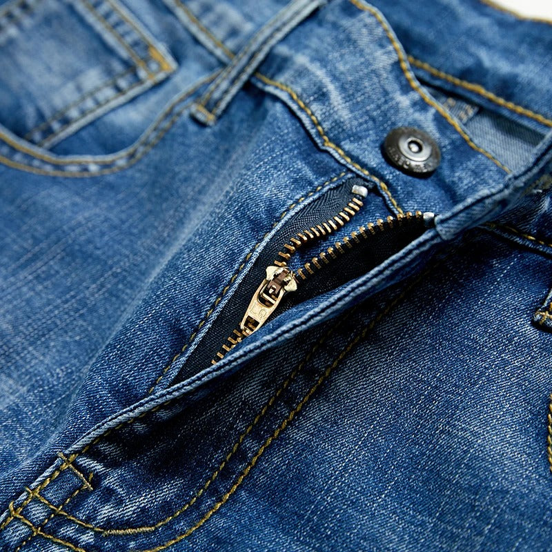 Klassiske denimshorts for menn