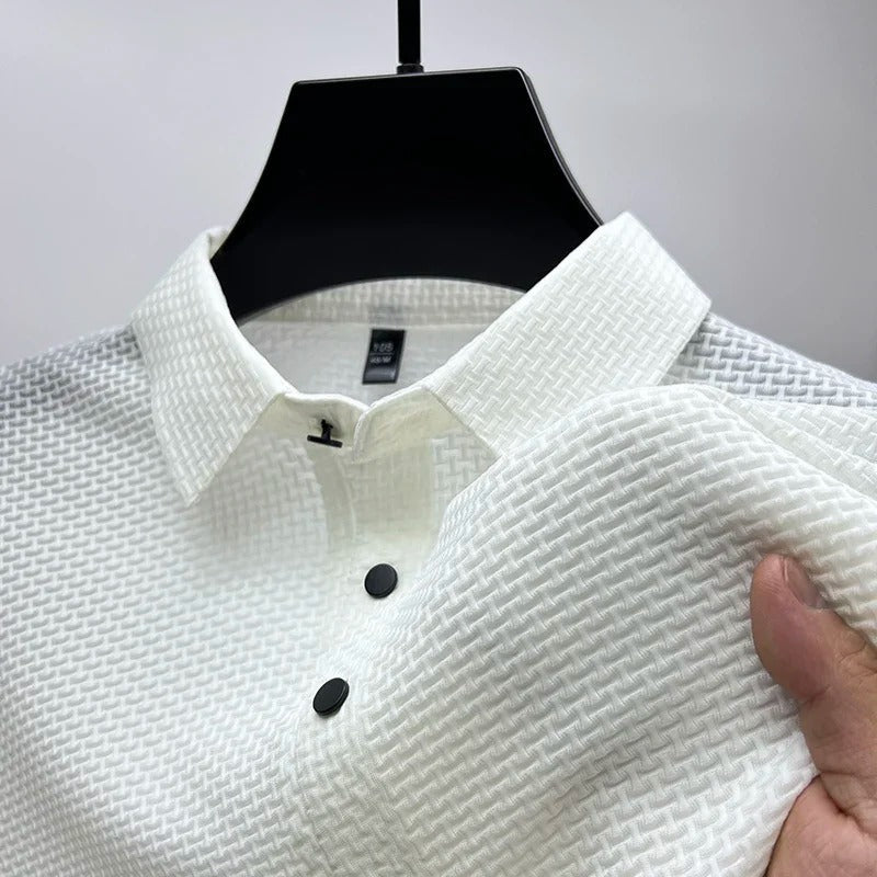 Lop-Up hul poloskjorte for menn