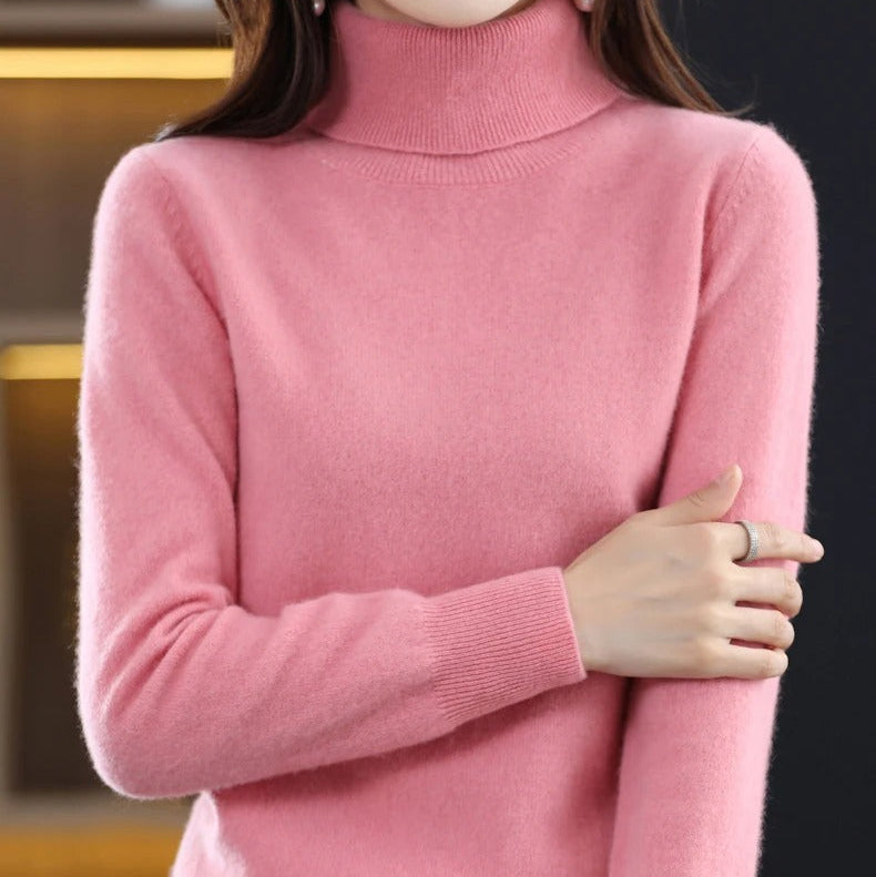 Cashmere strikket genser for kvinner