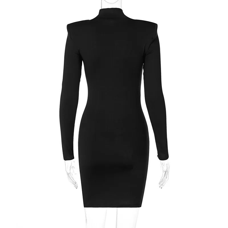 Langermet bodycon for kvinner
