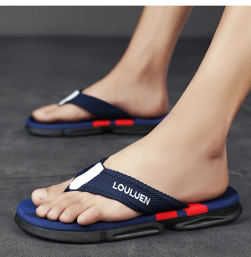 Non-Slip strandtøfler for menn