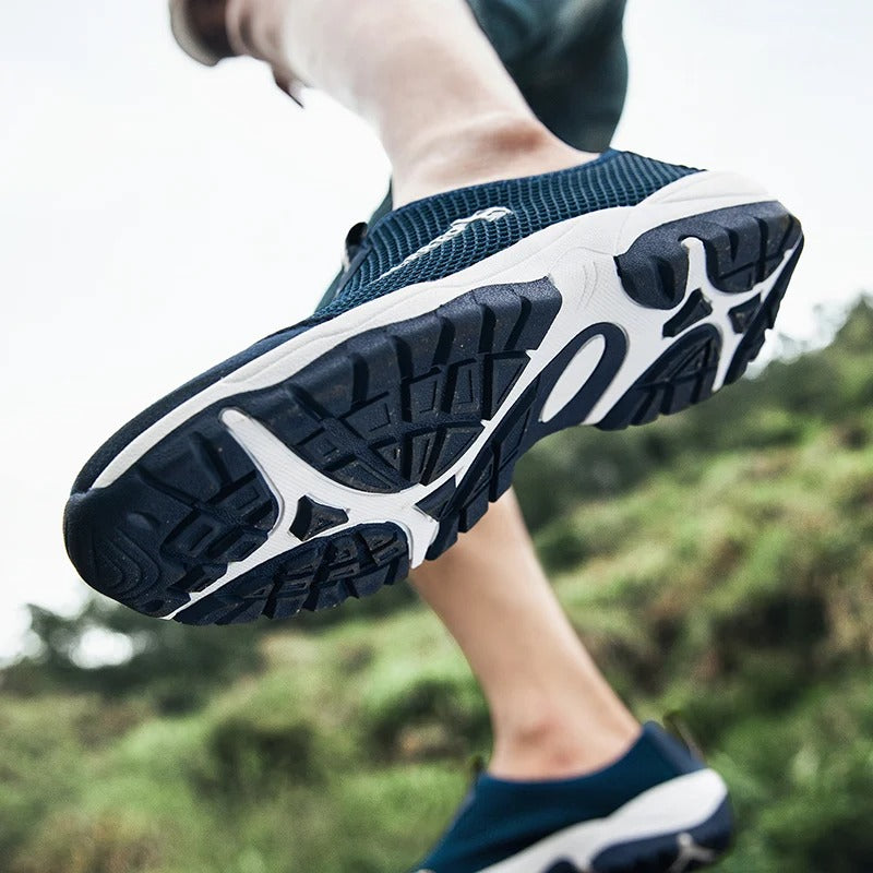 Mesh-slip-on-joggesko for menn