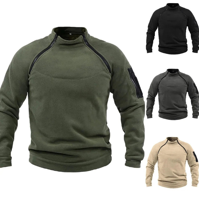 Tactical Outdoor fleecejakke for menn