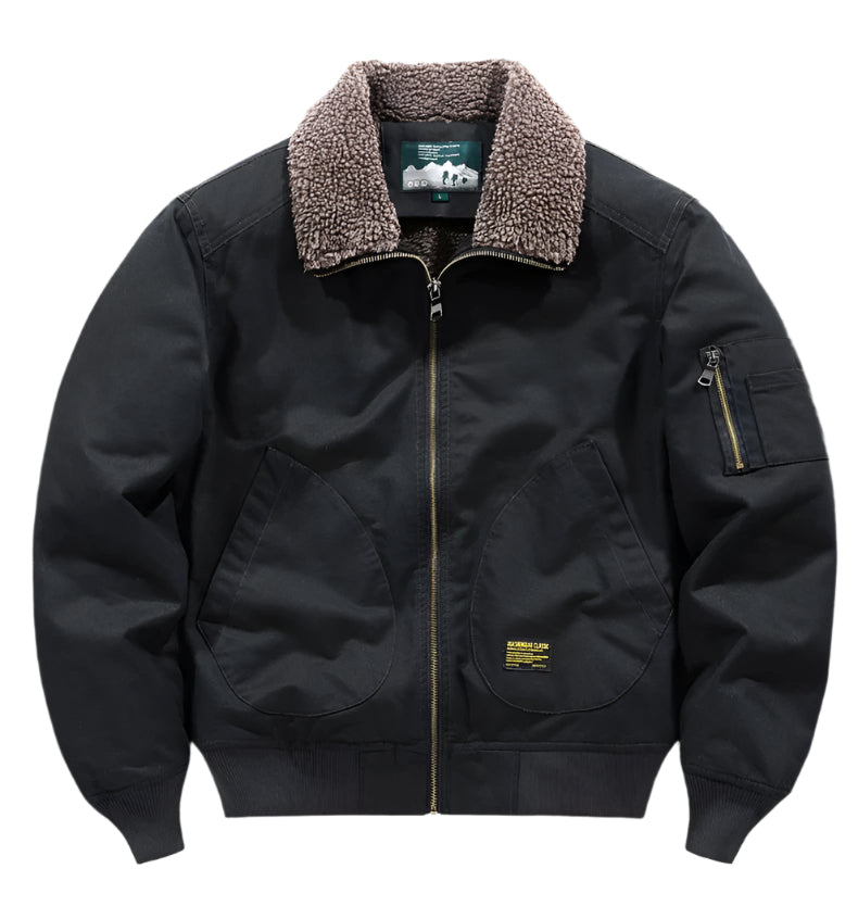 Lammeullsjakke til herre