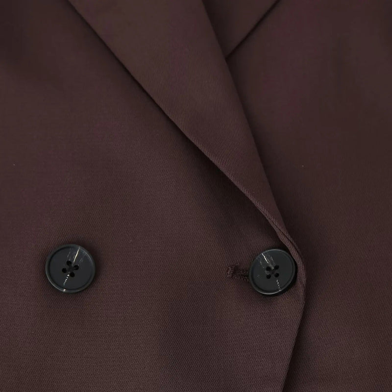 Turn-down krage blazer for kvinner