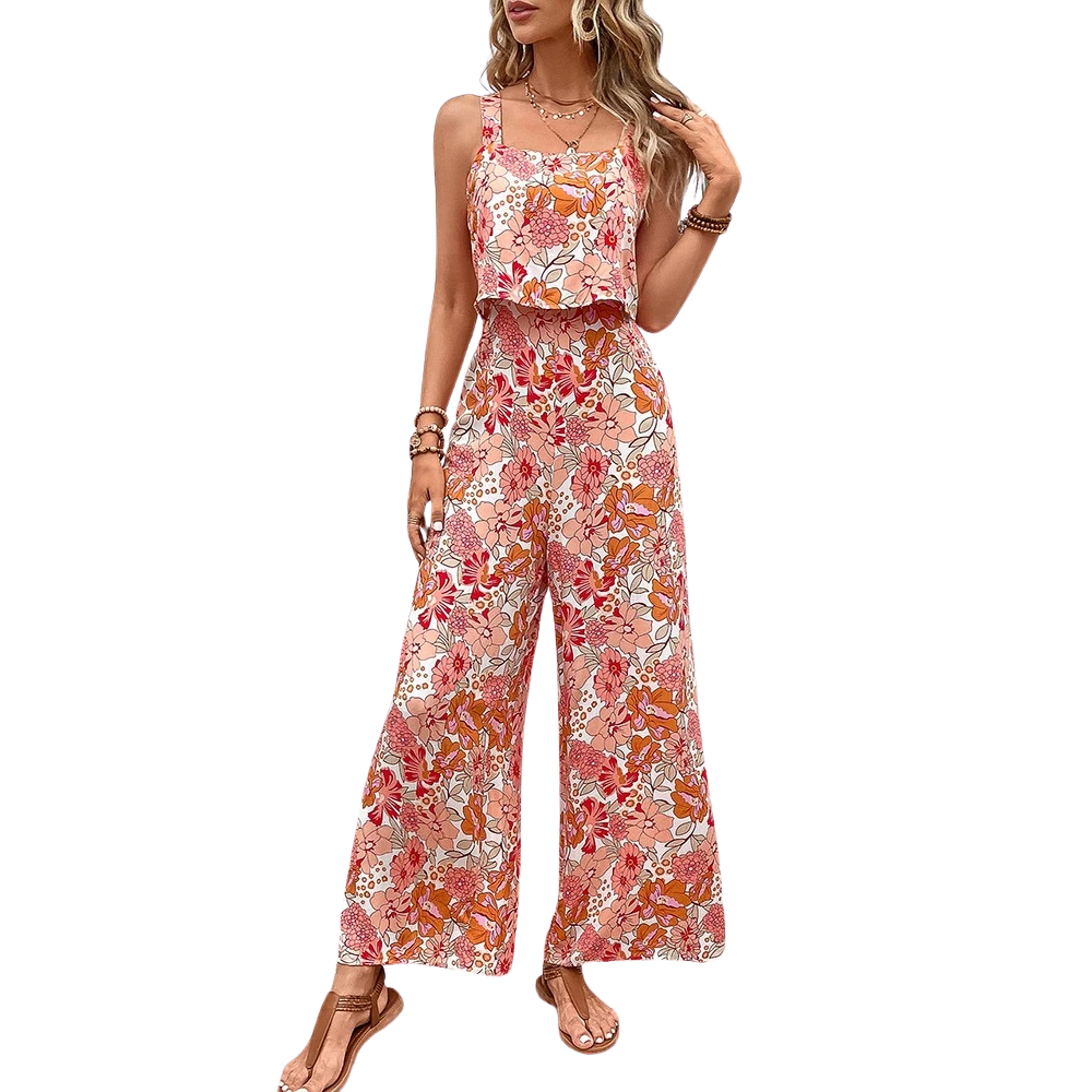 Blomstertrykk Ryggløse Rompers
