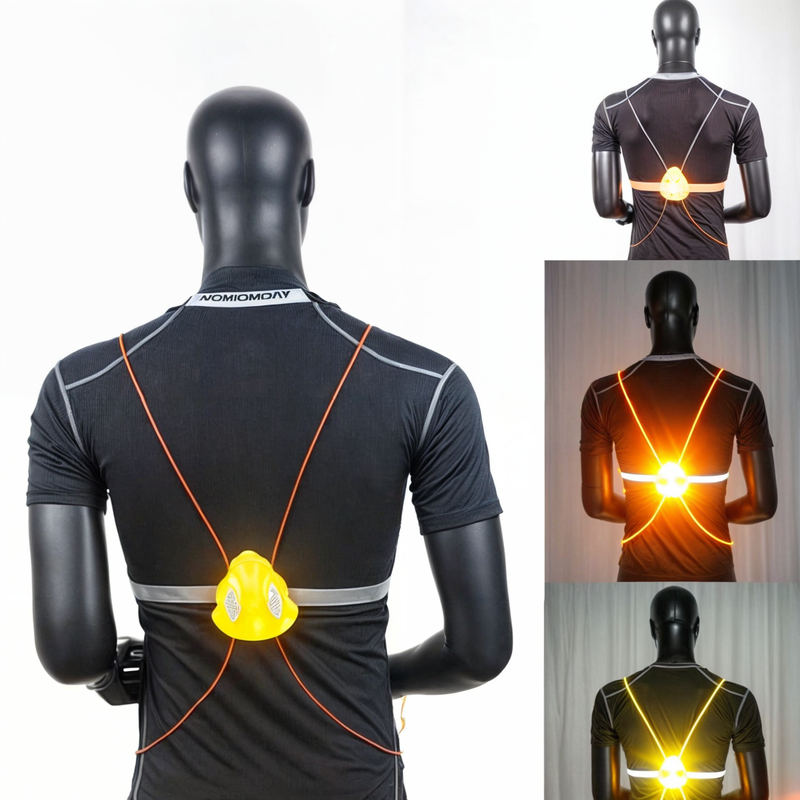 Led Reflekterende Sikkerhetsvest