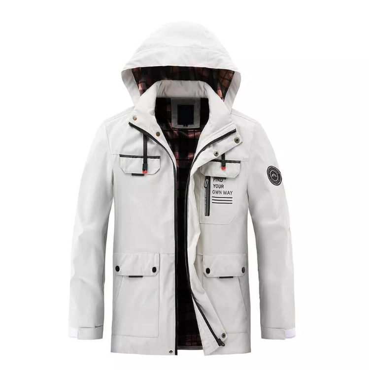 Uformell vindjakke for menn