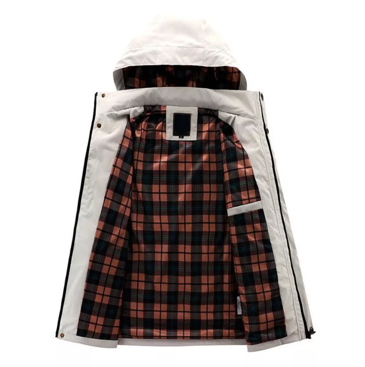 Uformell vindjakke for menn