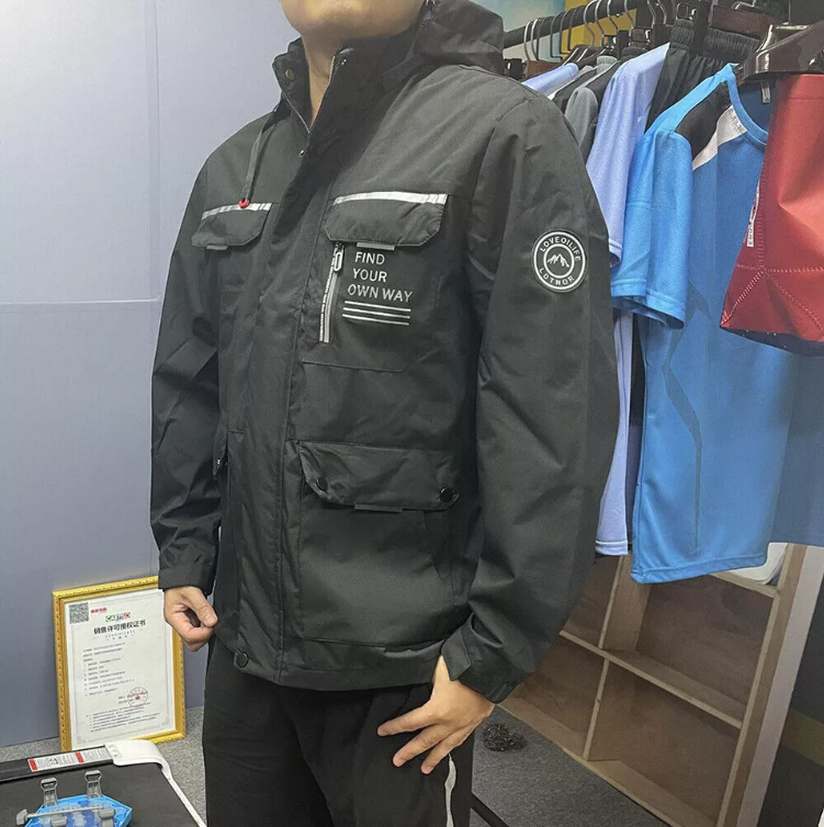 Uformell vindjakke for menn