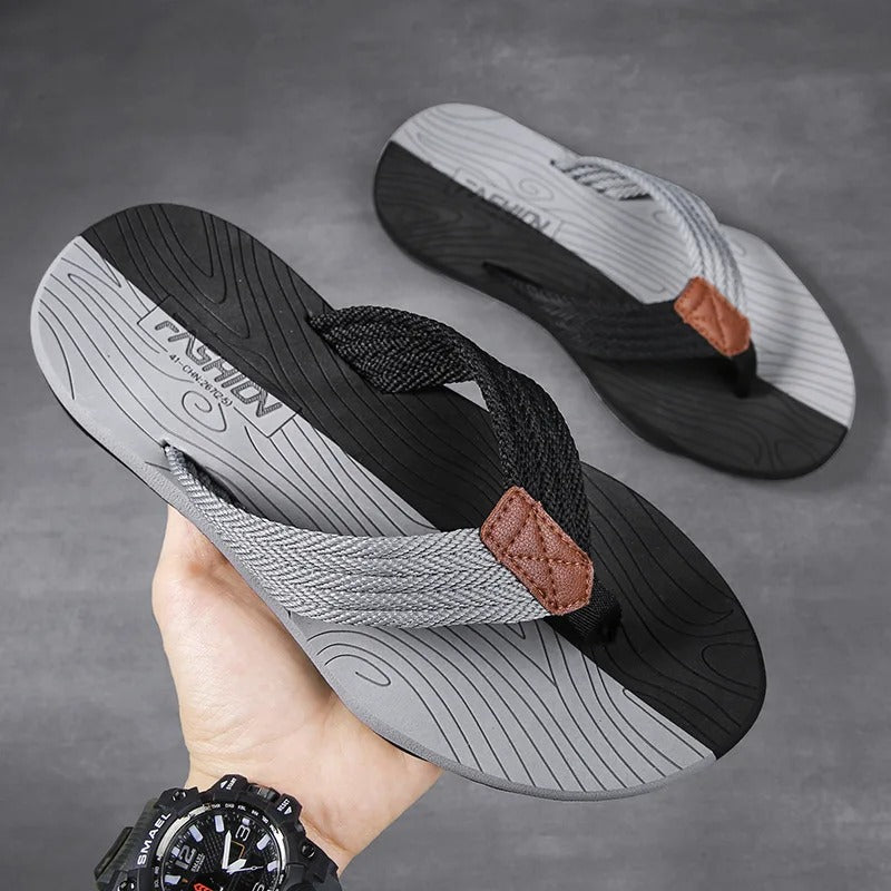 Non-slip sommerflipflops for menn