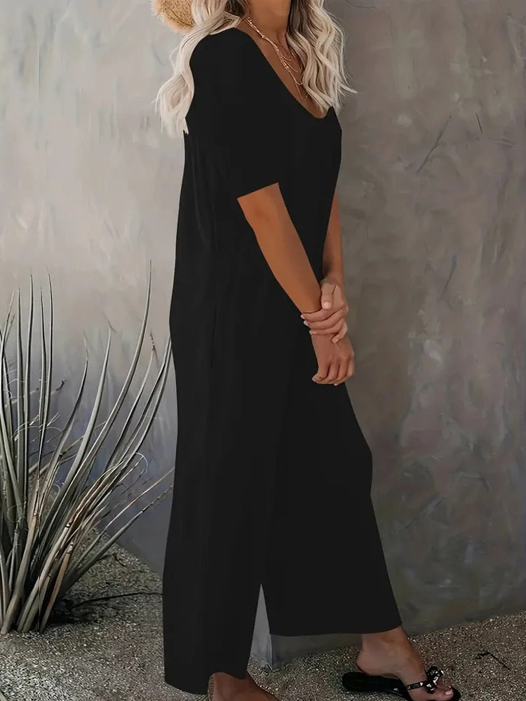 Summer Chic Ensfarget Jumpsuit