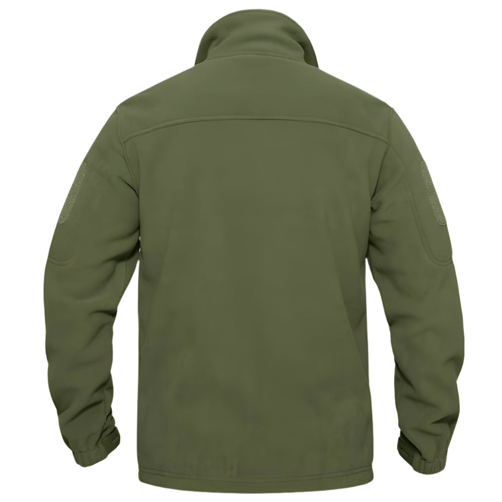 Termojakke i fleece med full glidelås for menn