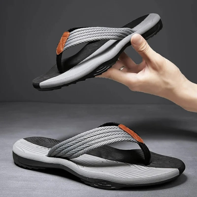 Non-slip sommerflipflops for menn