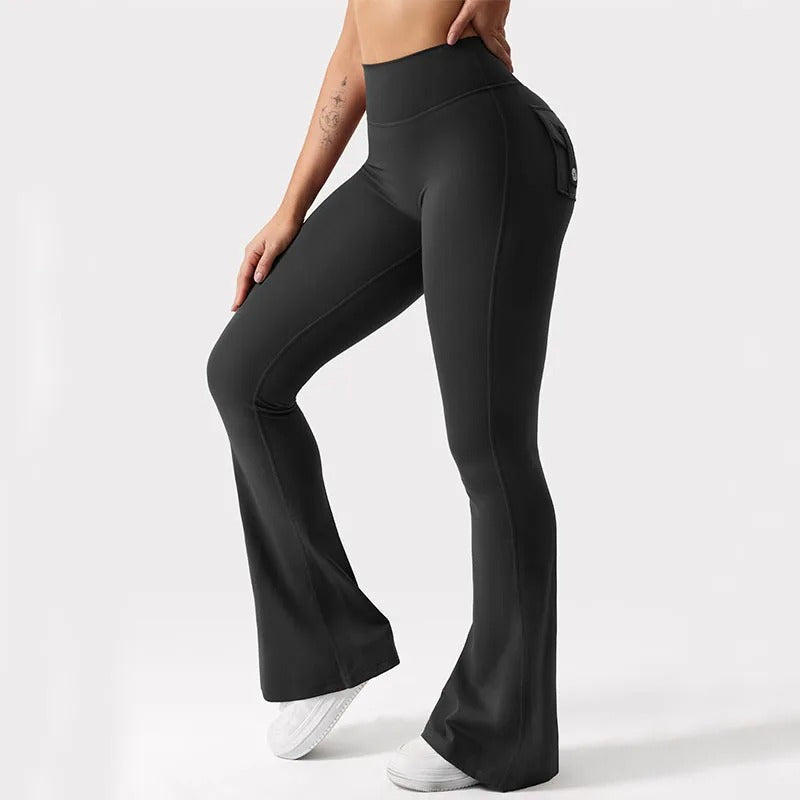 Yoga-leggings med høy stretch for kvinner