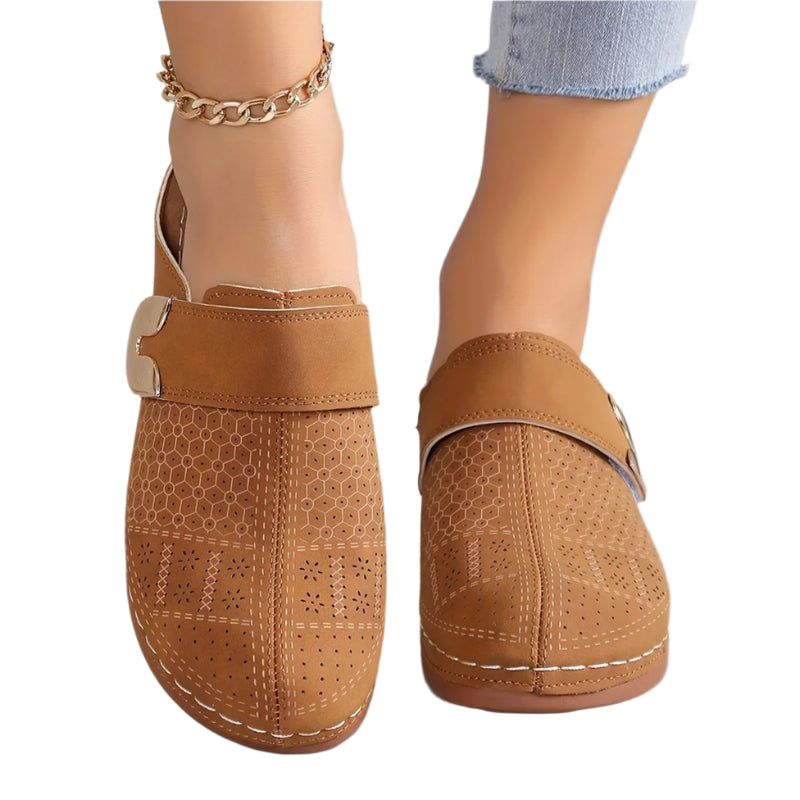 Slip-On Wedge Platform Sandaler for kvinner