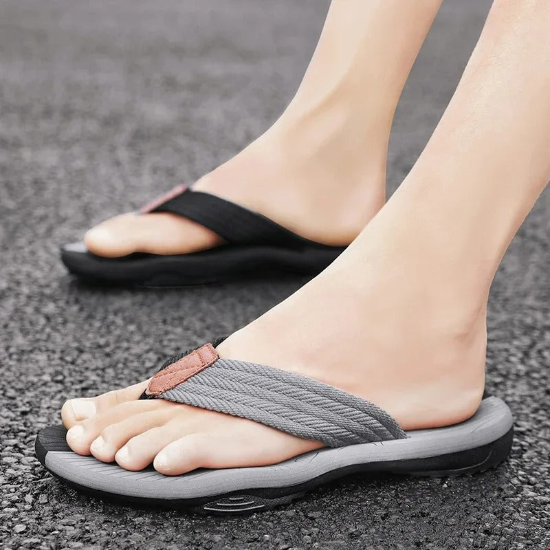 Non-slip sommerflipflops for menn