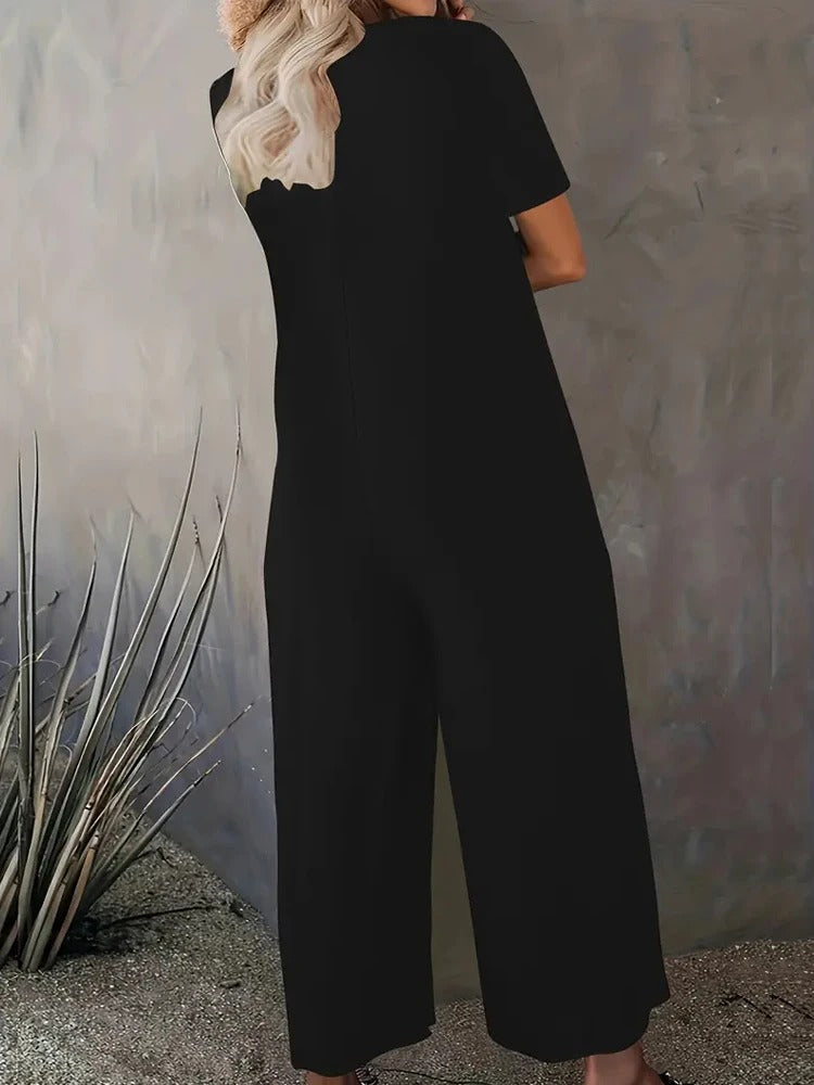 Summer Chic Ensfarget Jumpsuit