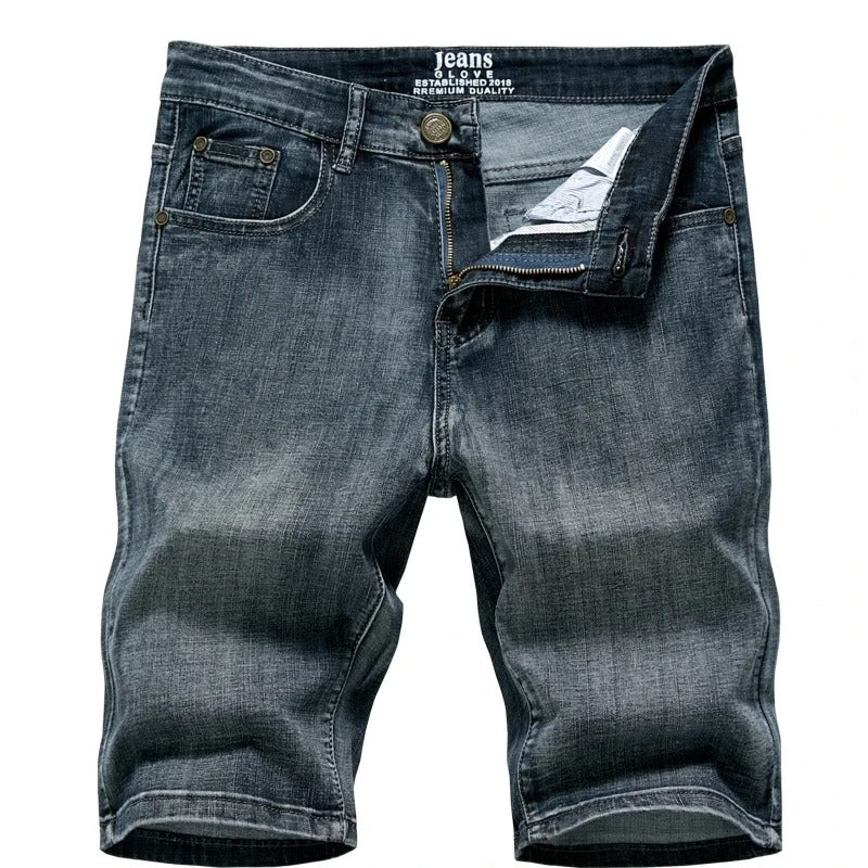 Klassiske denimshorts for menn