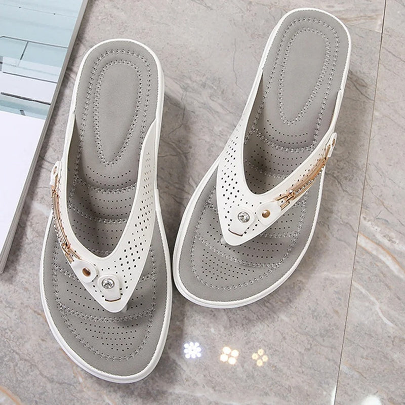 Ortopediske flipflopsandaler for kvinner