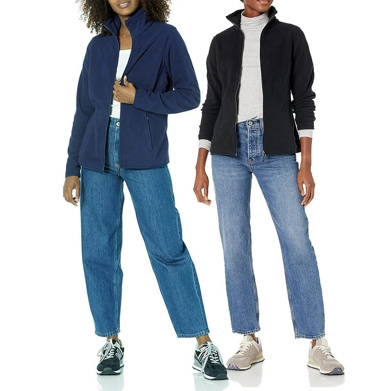 Termojakke i fleece for kvinner