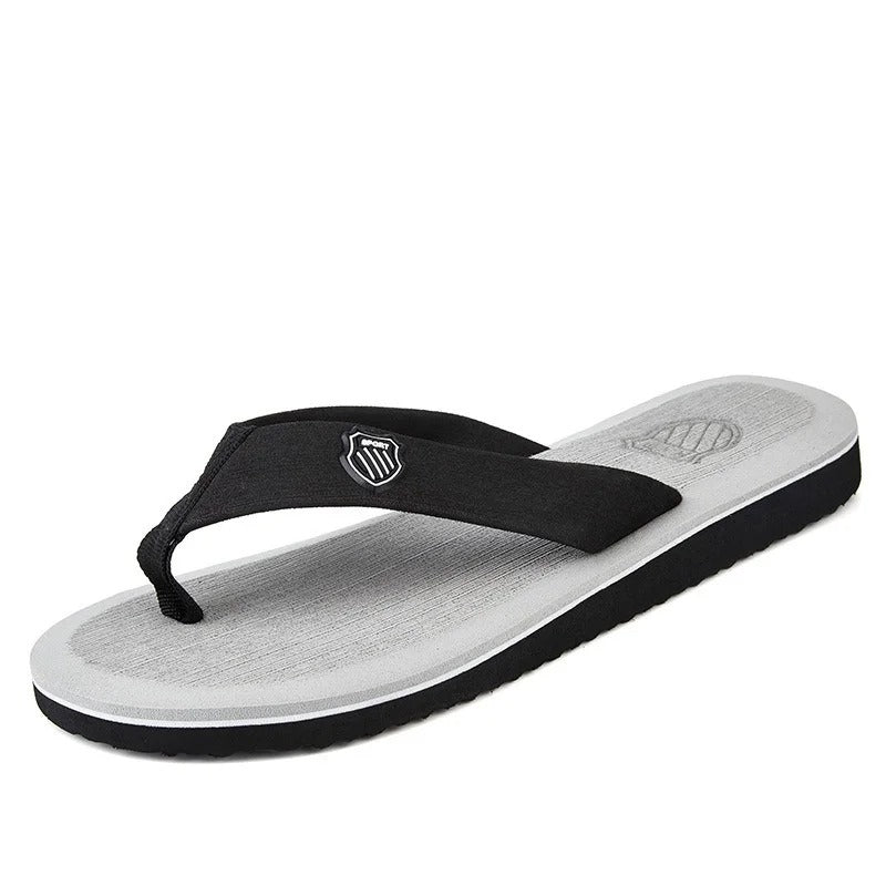 Sklisikre strandflipflops for menn