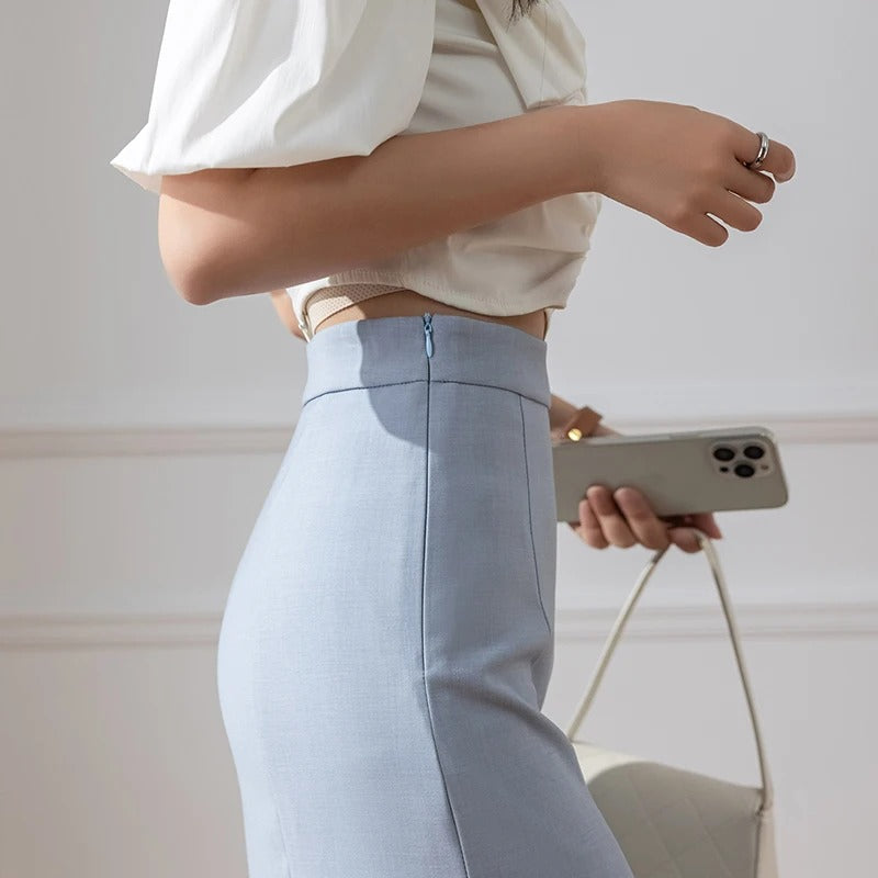 Slim Fit Havfrueskjørt for kvinner