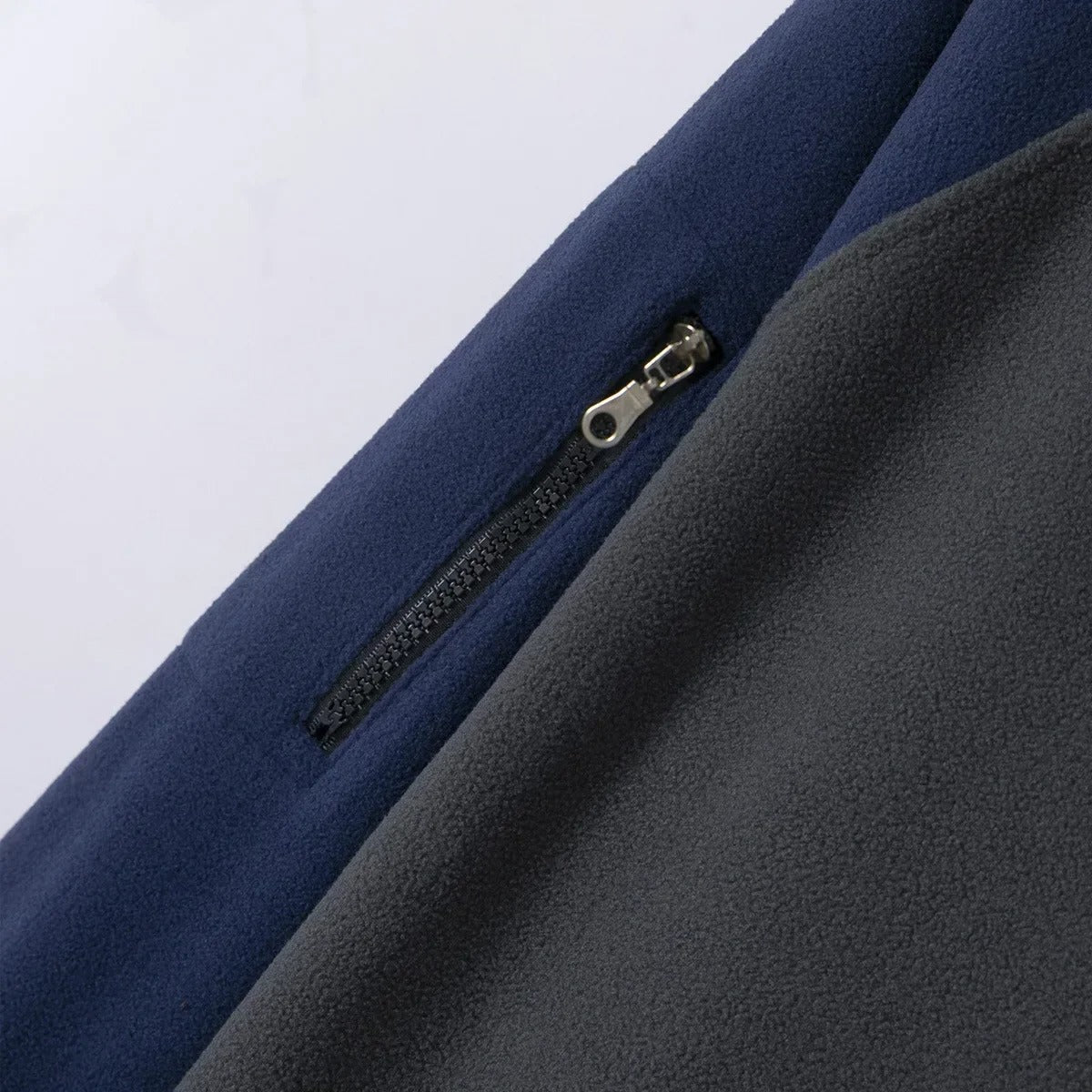 Taktisk jakke med glidelås for menn