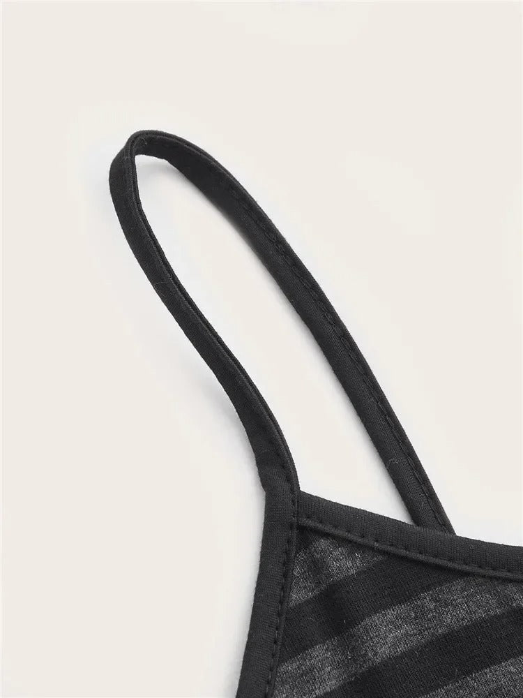 Spaghetti-rem for kvinner Crop Top