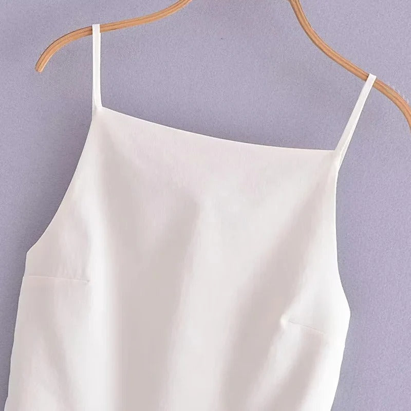 Kvinner med firkantet hals uten rygg