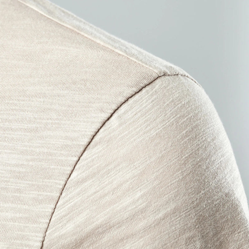 Herre Henley T-skjorte sommer