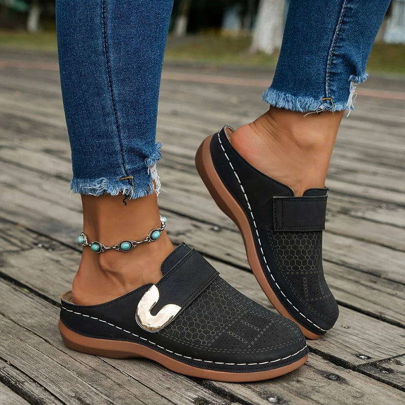 Slip-On Wedge Platform Sandaler for kvinner