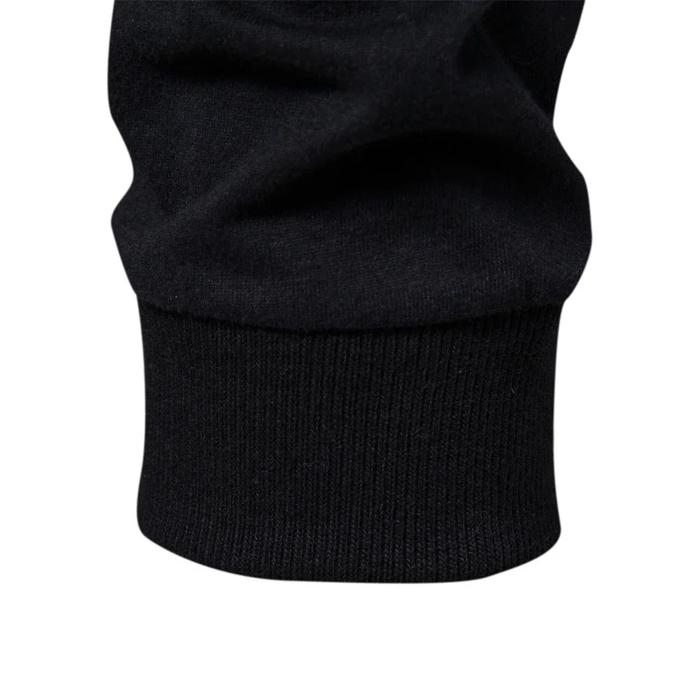 Langermet Patchwork T-skjorte for menn