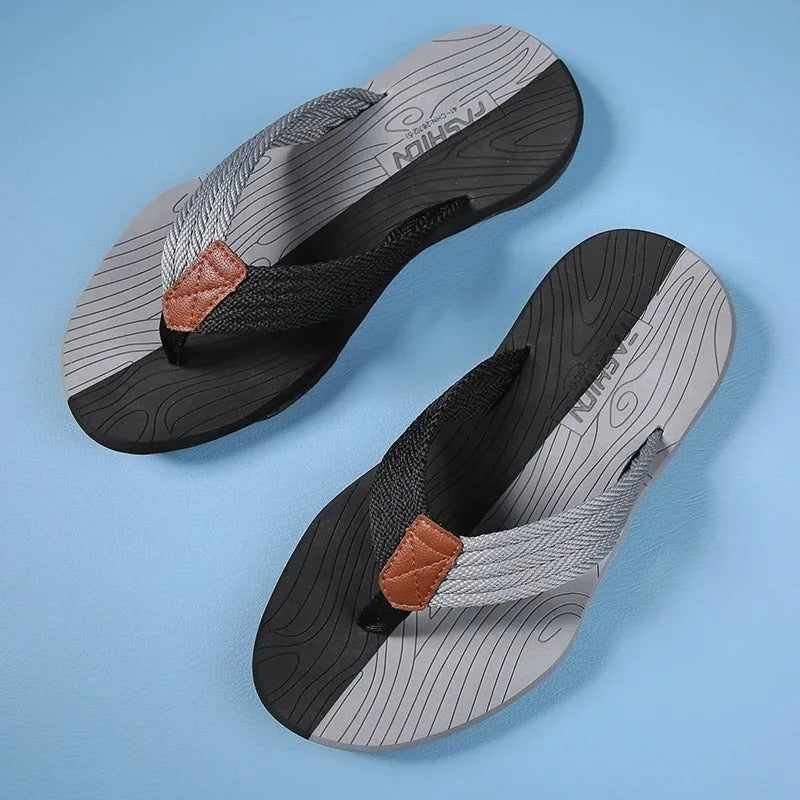 Non-slip sommerflipflops for menn