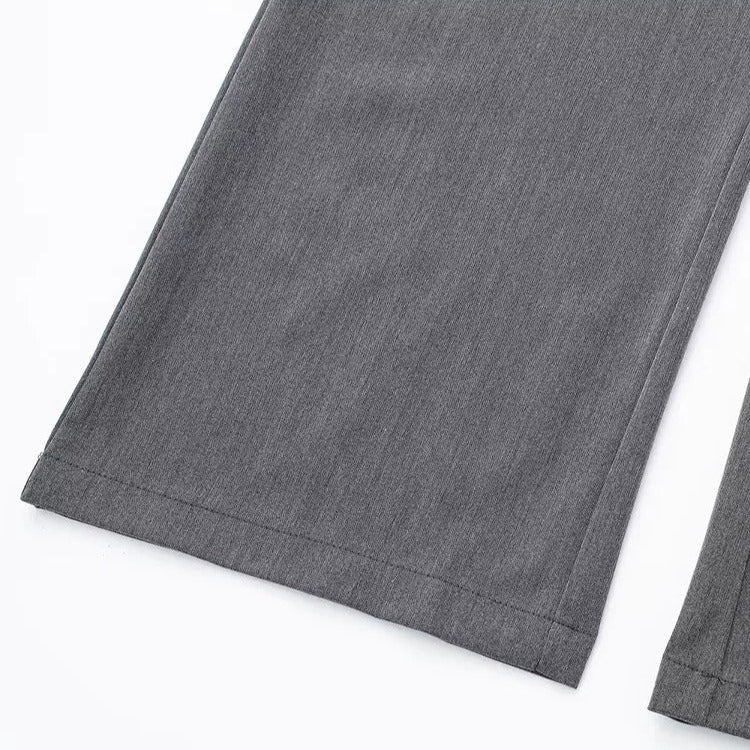 Baggy-bukser med høy midje for kvinner