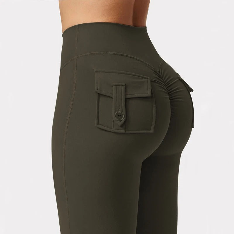 Yoga-leggings med høy stretch for kvinner