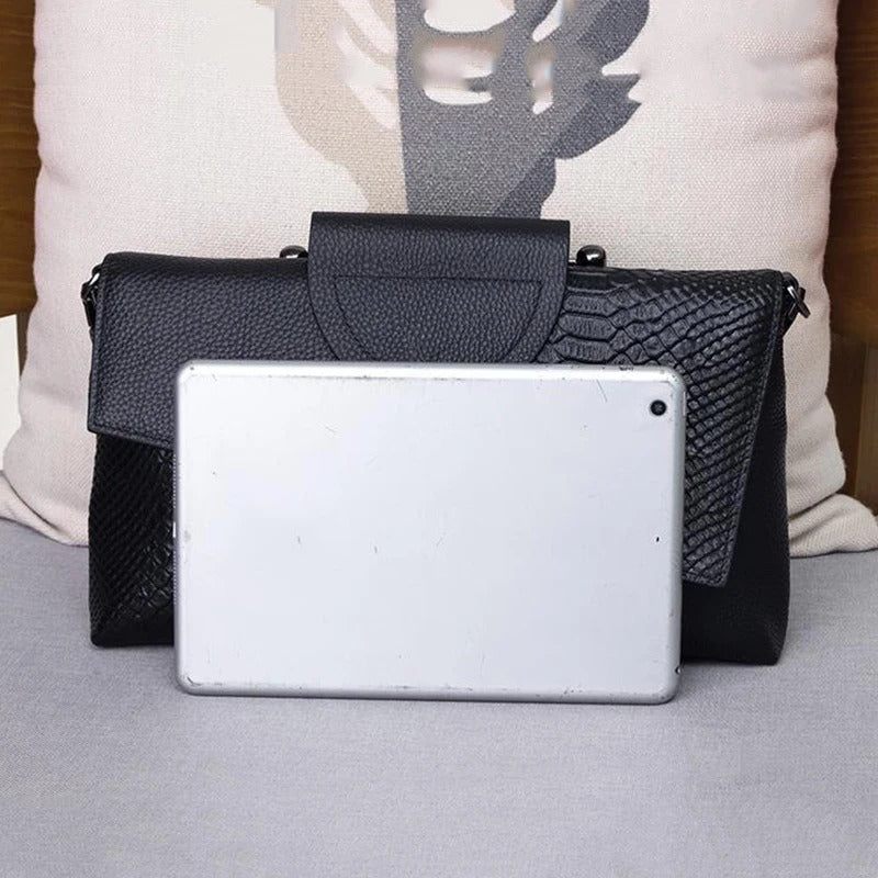 Korsveske i mykt PU-lær for kvinner