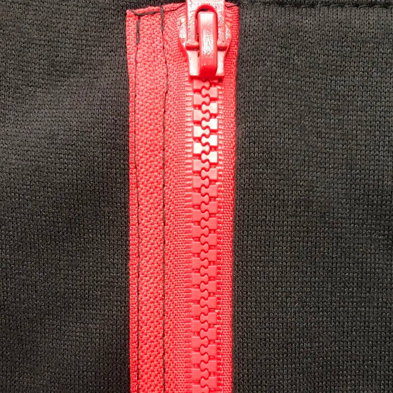 Genser med hettegenser og glidelås for menn