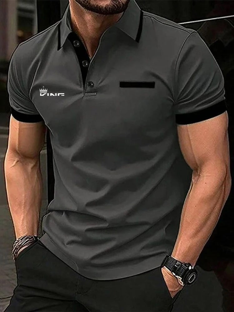 Casual poloskjorte for menn