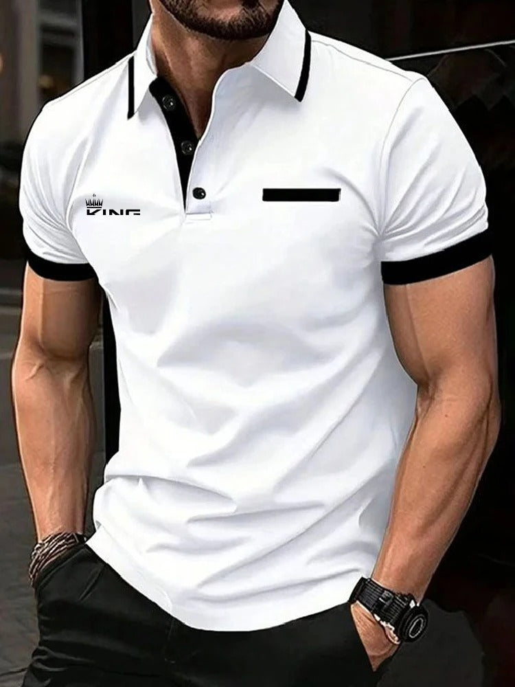 Casual poloskjorte for menn