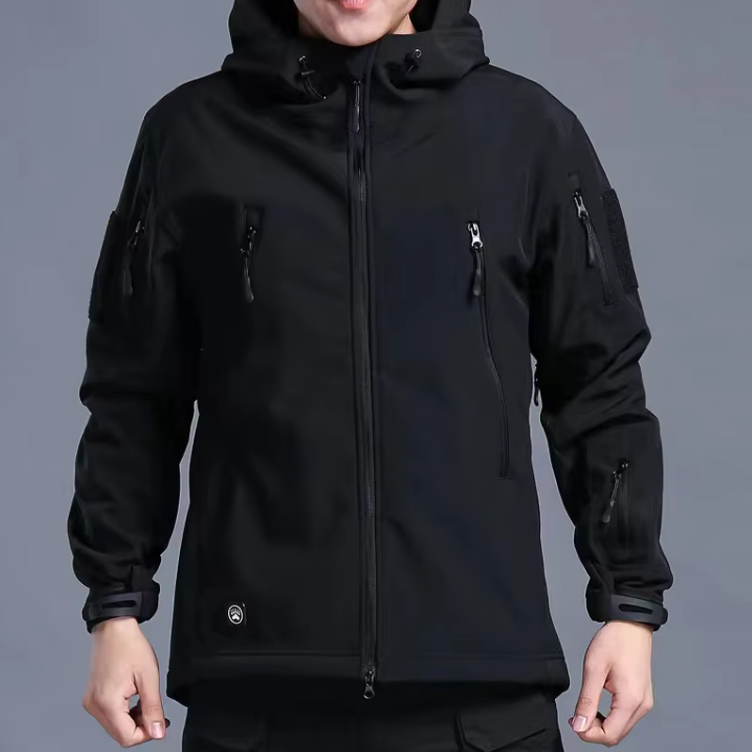Tactical winter jacket in fleece for men